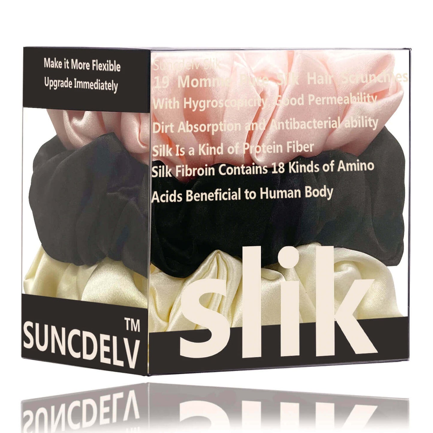 3pcs Silk Scrunchies